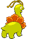 #154 Meganium sprite Posterior Shiny
