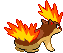 #156 Quilava sprite Posterior Shiny