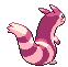 #162 Furret sprite Posterior Shiny