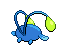 #170 Chinchou sprite Posterior Shiny
