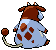 #241 Miltank sprite Posterior Shiny