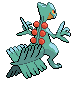 #254 Sceptile sprite Posterior Shiny
