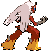 #257 Blaziken sprite Posterior Shiny
