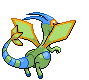 #330 Flygon sprite Posterior Shiny