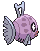 #349 Feebas sprite Posterior Shiny