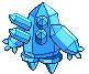 #378 Regice sprite Posterior Shiny