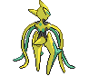 #386 Deoxys Ataque sprite Posterior Shiny