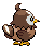 #396 Starly sprite Posterior Shiny