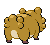 #399 Bidoof sprite Posterior Shiny