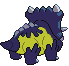 #411 Bastiodon sprite Posterior Shiny