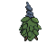 #412 Burmy sprite Posterior Shiny