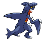 #445 Garchomp sprite Posterior Shiny