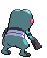 #453 Croagunk sprite Posterior Shiny