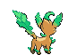 #470 Leafeon sprite Posterior Shiny