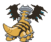 #487 Giratina sprite Posterior Shiny