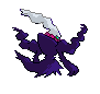 #491 Darkrai sprite Posterior Shiny