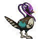 #521 Unfezant sprite Posterior Shiny