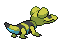 #551 Sandile sprite Posterior Shiny