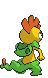 #560 Scrafty sprite Posterior Shiny