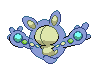 #579 Reuniclus sprite Posterior Shiny