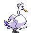 #581 Swanna sprite Posterior Shiny