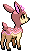 #585 Deerling sprite Posterior Shiny