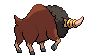 #626 Bouffalant sprite Posterior Shiny